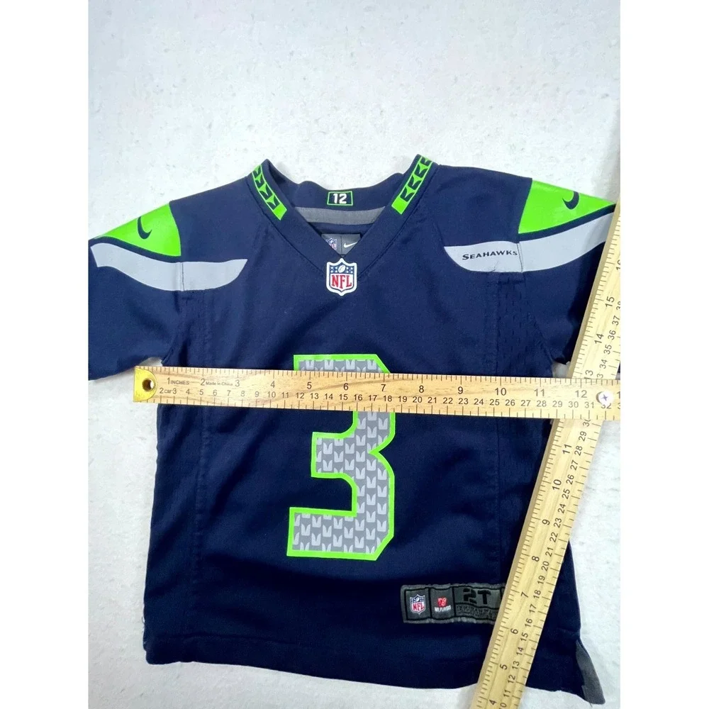 Seattle Seahawks Jersey Toddler 2T #3 Russell Wilson Nike Football‎ NFL On Field